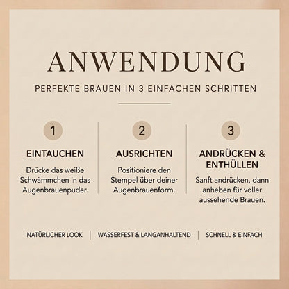 Brow Werk™ | Augenbrauen-Stempelset Volle & natürliche Augenbrauen in Sekunden